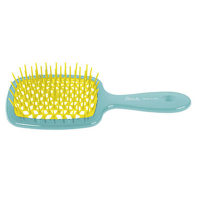Janeke Superbrush Щітка для волосся Голуба з жовтим