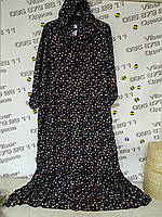 Длинное женское платье с капюшоном 52-58р