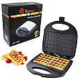 Вафлі домашні у вафельниці електричній Domotec MS-7705, Функціональна вафельниця, Електрична вафельниця YD-52, фото 5