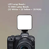 Led-світильник, накамерне світло W64 RGB, фото 3