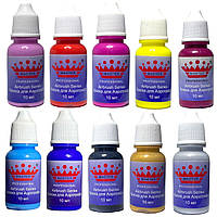 Набір фарб для аерографа 10 шт Master Professional по 10 мл