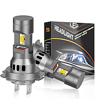 Turbo LED H7 12V 60W 16000lm 6000K автолампы лед светодиодные з вентилятором охлаждення н7 12в