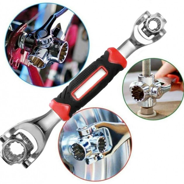 Універсальний ключ 48 в 1 Universal Tiger Wrench PRO 2428 new original Надміцний набір універсальних ключів MG-20, фото 1