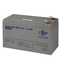Аккумулятор мультигелевый LPM-MG 12V - 7.2 Ah LogicPower | АКБ 12В 7.2Ач AGM (6553)