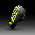Боксерські рукавиці Phantom APEX Elastic Neon Black/Yellow 12 унцій (капа в подарунок), фото 3