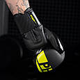 Боксерські рукавиці Phantom APEX Elastic Neon Black/Yellow 12 унцій (капа в подарунок), фото 5