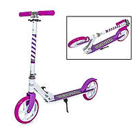 Дитячий двоколісний складаний самокат Scooter 460 Фіолетовий