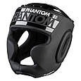 Боксерський шолом Phantom APEX Full Face Black (капа в подарунок), фото 3