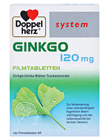 Doppelherz System Ginkgo 120mg (120 шт)