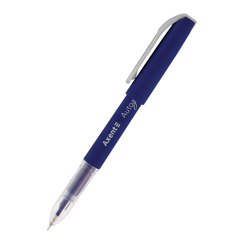Ручка гелева синя 0,5 мм Axent Autograde AG1007-02-A