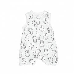 Пісочник Twins муслін 74р, Rabbits, бежевий