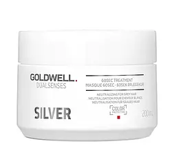 Маска для корекції кольору освітленого волосся Goldwell Dualsenses Silver 60Sec Treatment Mask 200 мл