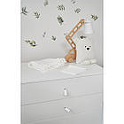 Плед Twins мусліновий 100х100 4-х шаровий з помпонами+серветка 1620-PM-100х100-202, ecru, беж світлий, фото 2