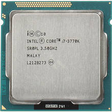 Процесор Intel Core i7-3770K, 3.5-3.9GHz, 8 потоків, s1155 SR0PL 77W б/в