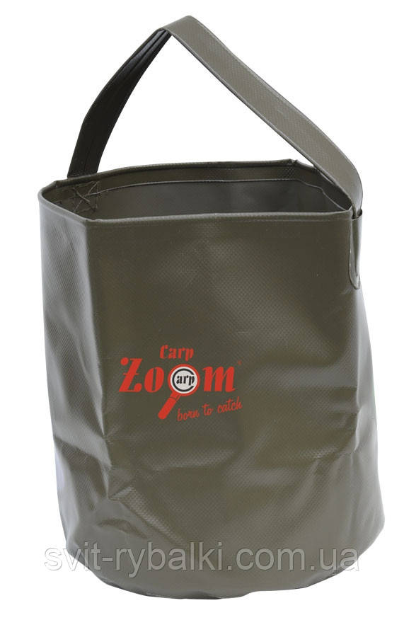 Відро м'яке Carp Zoom Foldable Water Bucket 11л ПВХ для води, фото 1