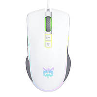 Ігрова комп'ютерна миша дротова ONIKUMA CW908 RGB підсвітка white