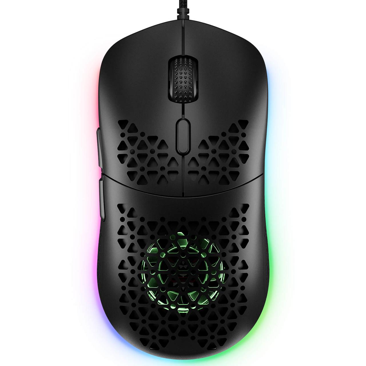 Миша ігрова ONIKUMA CW911 RGB підсвітка, чорна
