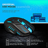 Ігрова миша Aikun Apparition Optical Gaming Mouse Backlight GX51, 1000-3200DPI, чорний, фото 5