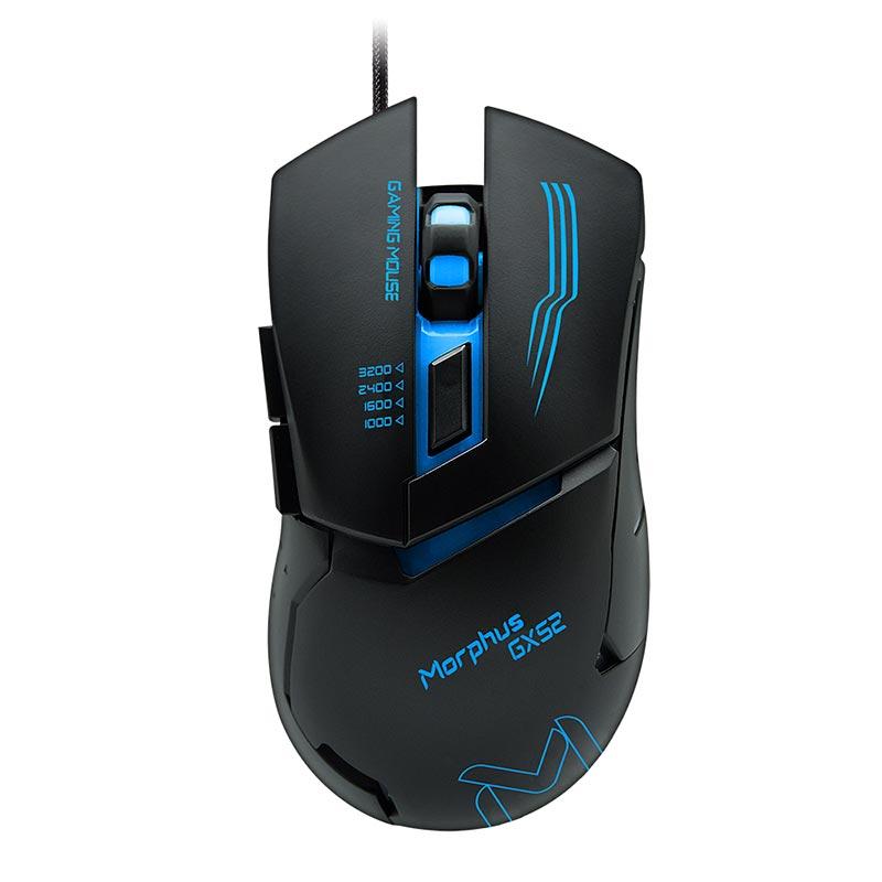 Миша геймерська Aikun Apparition Optical Gaming Mouse Backlight GX52, 1000-3200DPI, чорний