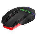 Ігрова комп'ютерна миша бездротова Aikun GX39WR 2.4Ghz, 16000DPI, 20h Wireless RGB-підсвітка black, фото 4