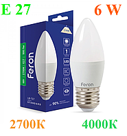 Світлодіодна лампа Feron LB-737 6w E27