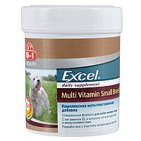 Вітаміни 8in1 для собак дрібних порід 8 в 1 мультивітамінна кормова добавка 70 табл