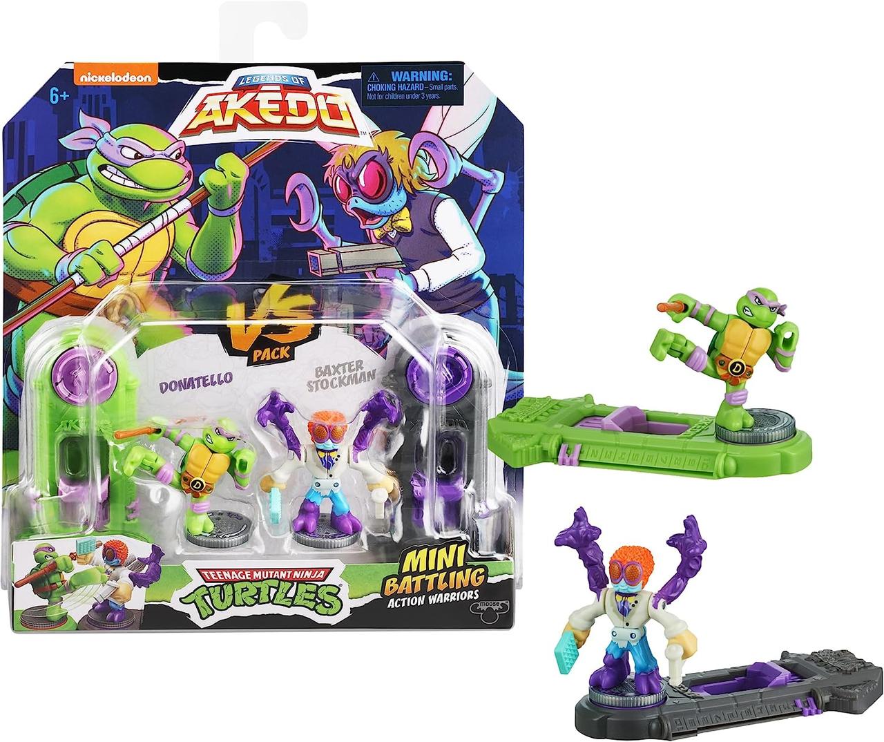Акедо Ніндзя черепашки Донатело Бакстер Стокман Akedo TMNT Donatello vs Baxter Stockman