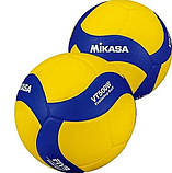 М'яч волейбольний (обважнений) Mikasa VT500W (розмір 5), фото 3
