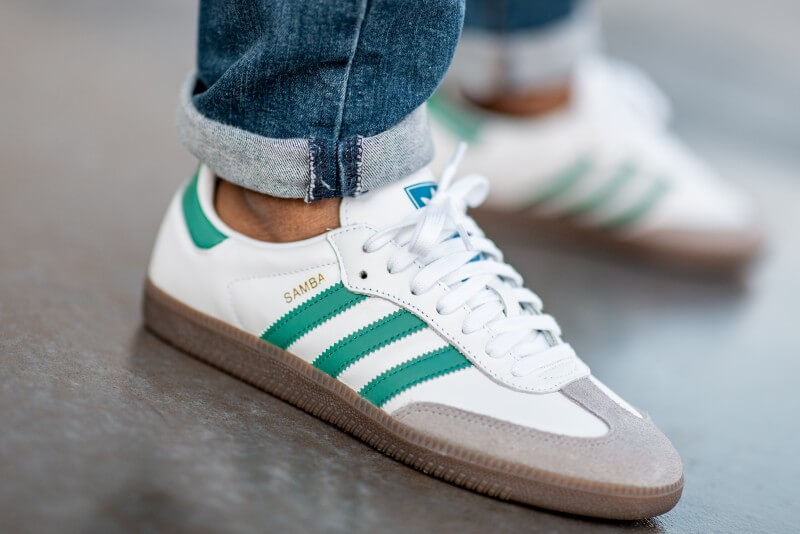 Adidas Samba OG Footwear White Green Homme IG1024 ID