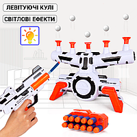 Воздушный тир Bubble Shooting X-Target B7212 пистолет с мягкими пулями и мишень с левитирующими шарами SPK