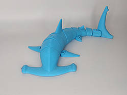 20 см. Рухома іграшка акула-молот. (Різні кольори). 3D-друк безпечним органічним пластиком