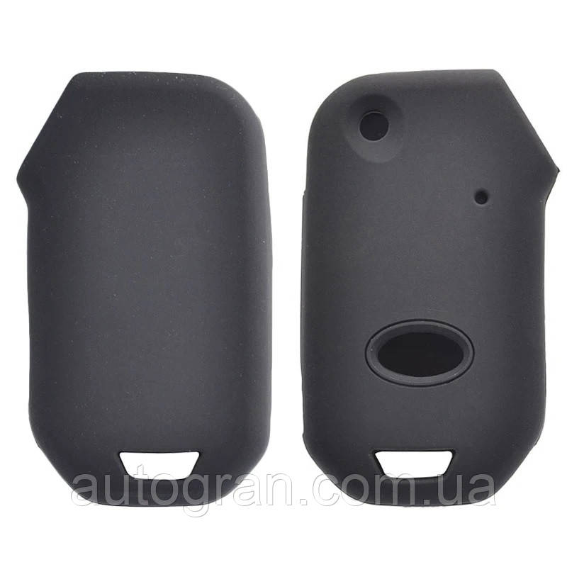 Силіконовий чохол на викидний ключ Hyundai 3 кнопки новий тип, фото 1