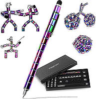Магнітна ручка Fidget Pen іграшка Кулькова ручка Багатофункціональна сенсорна ручка для зняття стресу