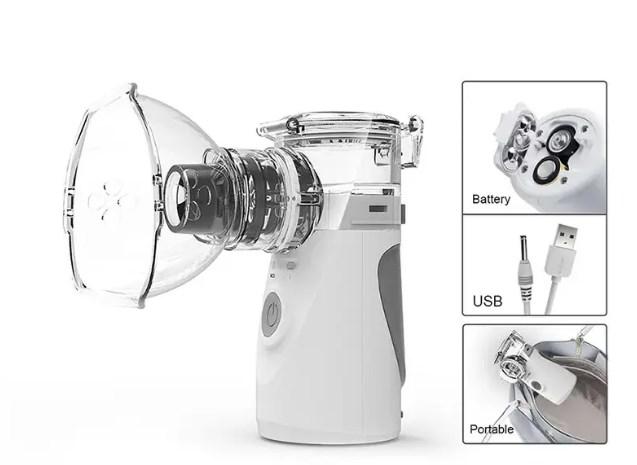 Інгалятори від кашлю (небулайзер) Меш ультразвуковий Mesh Nebulizer YM-252 Для дітей та дорослих (R-1337990912), фото 1