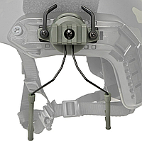 Крепление для наушников на шлем быстросъемное ARC Rail Helmet BeArmD Олива