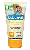 Солнцезащитный крем чувствительный SPF 50 babylove 75 мл (Германия)