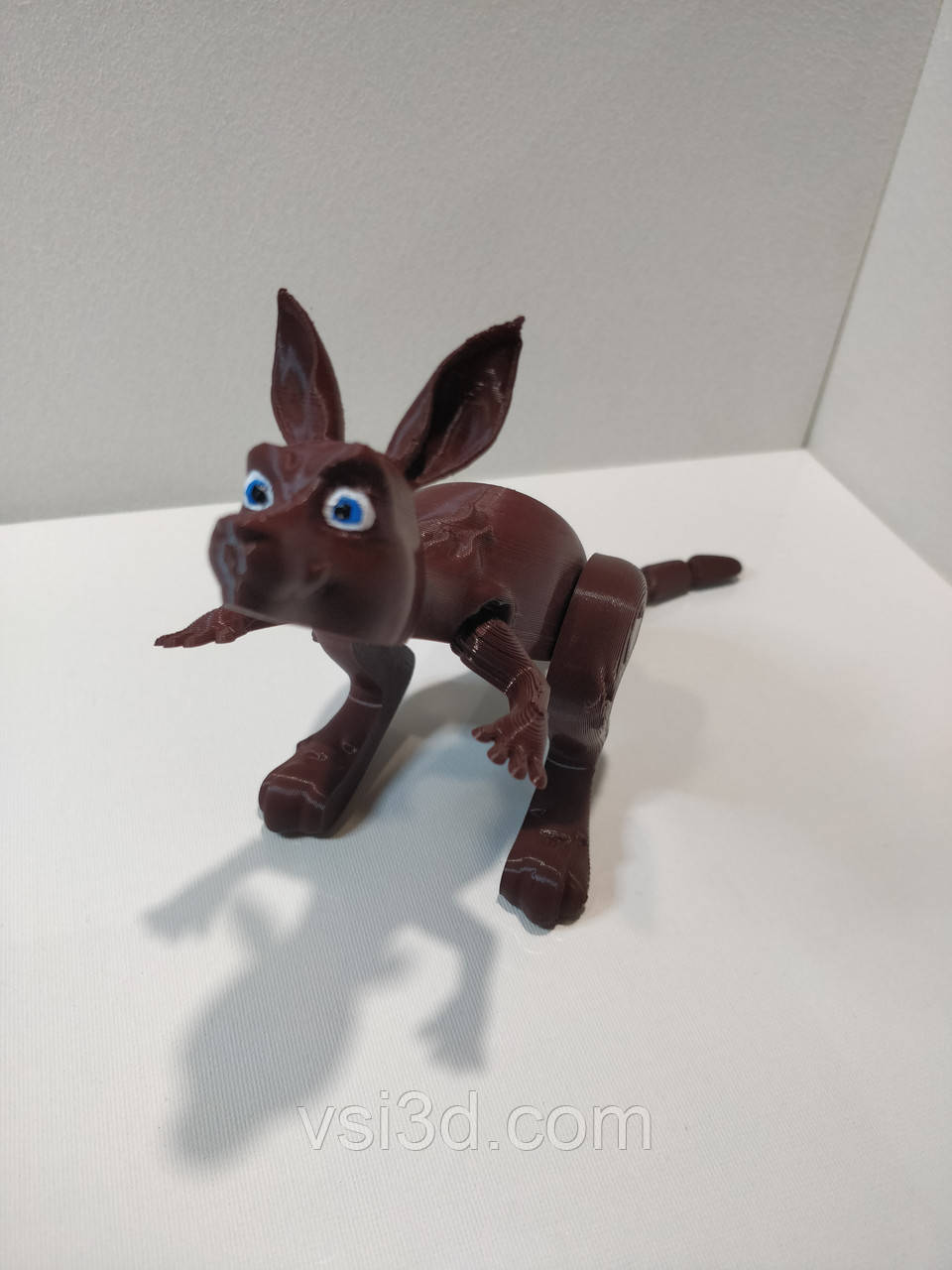20x11 см. Рухома іграшка кенгуру. (Різні кольори). 3D-друк безпечним органічним пластиком