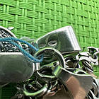 Срібний масивний кулон ЗСУ Слава Україні із ланцюжком плоский бісмарк 925 проба, фото 8