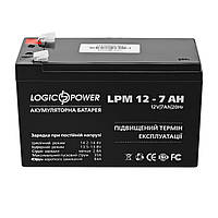 Аккумулятор свинцово-кислотный LogicPower AGM LPM 12 - 7.0 AH (bbx)