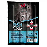 Палички ALPHA SPIRIT DOG Sticks Fish - напіввологі ласощі з риби, 40г (4 стіки)