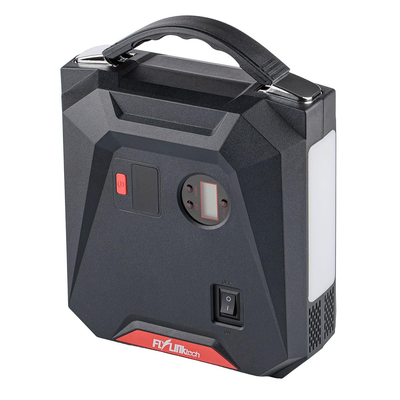 Пускозарядний пристрій з цифровим автомобільним компресором FLYLINKTECH CF700, фото 1