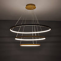 Світлодіодна люстра підвісна 95 Вт, Денне світло 4000K. F+LIGHT Gold Elegance