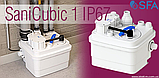 SANICUBIC 1 IP67 Каналізаційна насосна станція з ріжучим механізмом SFA, фото 7