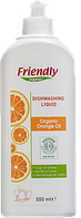 Органическое средство для мытья посуды Friendly Organic c апельсиновым маслом 500 мл