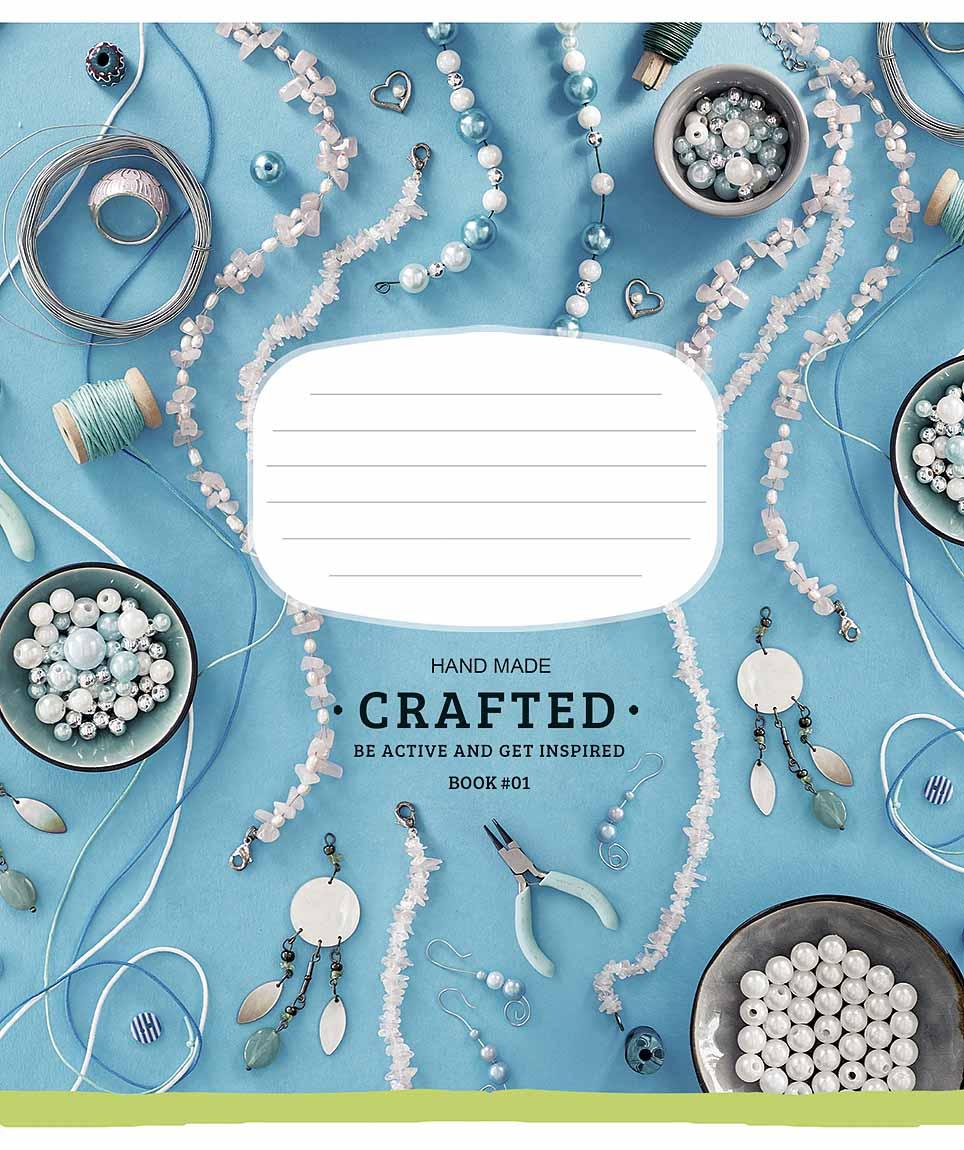 Зошит учнівський 12 аркушів у клітинку Школярик Crafted 012-3229K