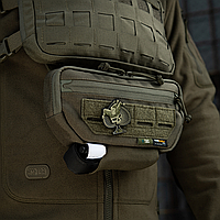 Тактическая сумка напашник M-Tac Gen.II Elite Ranger Green навесной напашник на плитоноску хаки