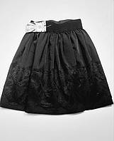Классическая школьная юбка на девочку 146 чорна