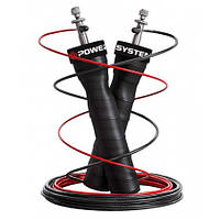 Скакалка скоростная Power System Hi-Spedd Jump Rope Black (3m.)