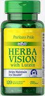 Витамины для глаз Puritan's Pride Herbavision with Lutein and Bilberry 120 капс.