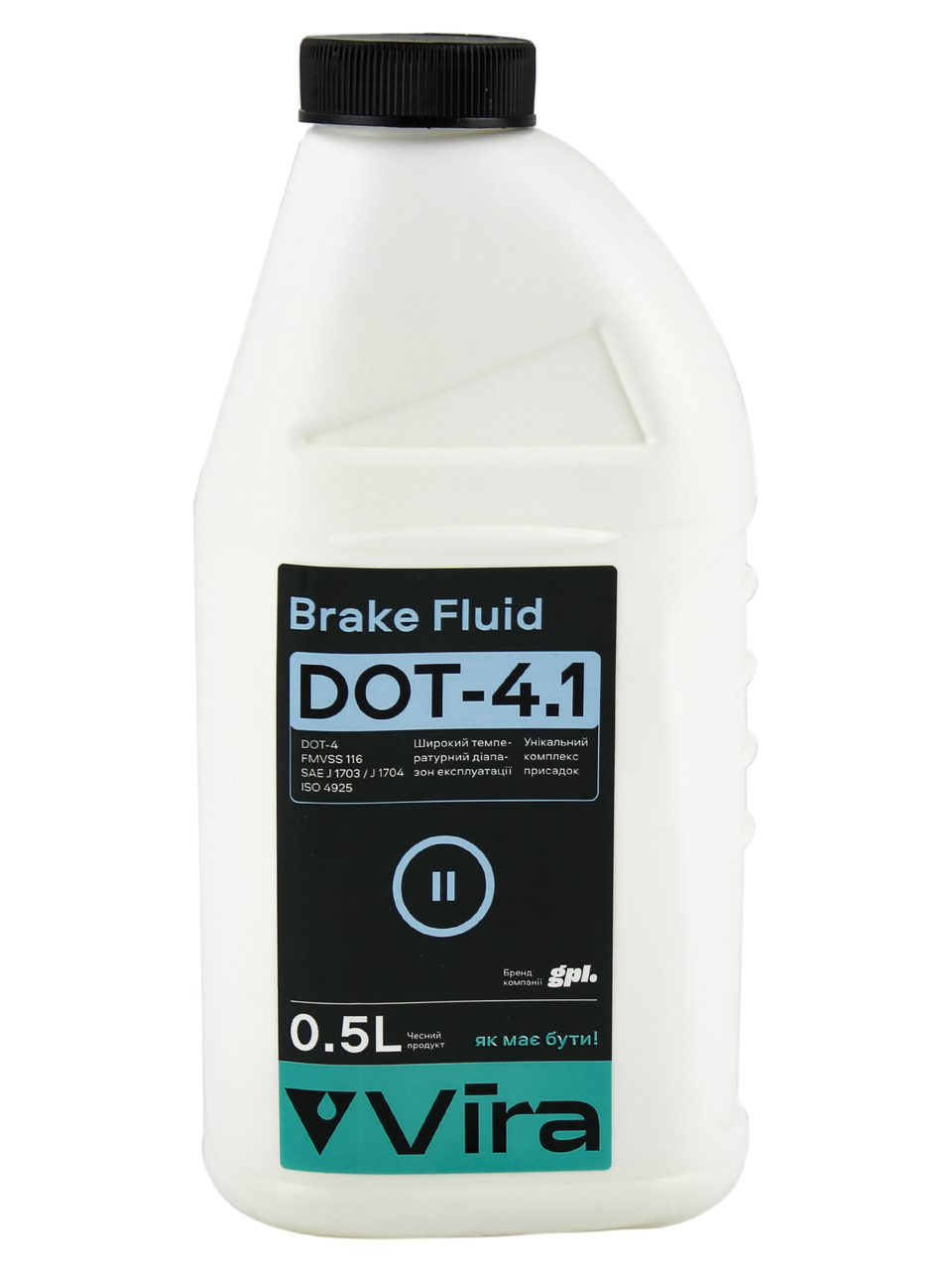 Гальмівна рідина Brake Fluid DOT-4.1 0,5 л (Vi1101) Vira